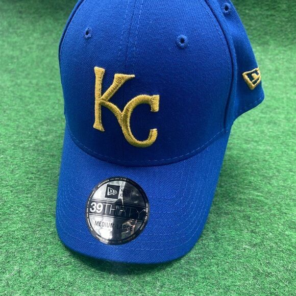 Men's New Era Royal Kansas City Royals Alternate Authentic 39THIRTY Fitted Hat - Picture 2 of 4